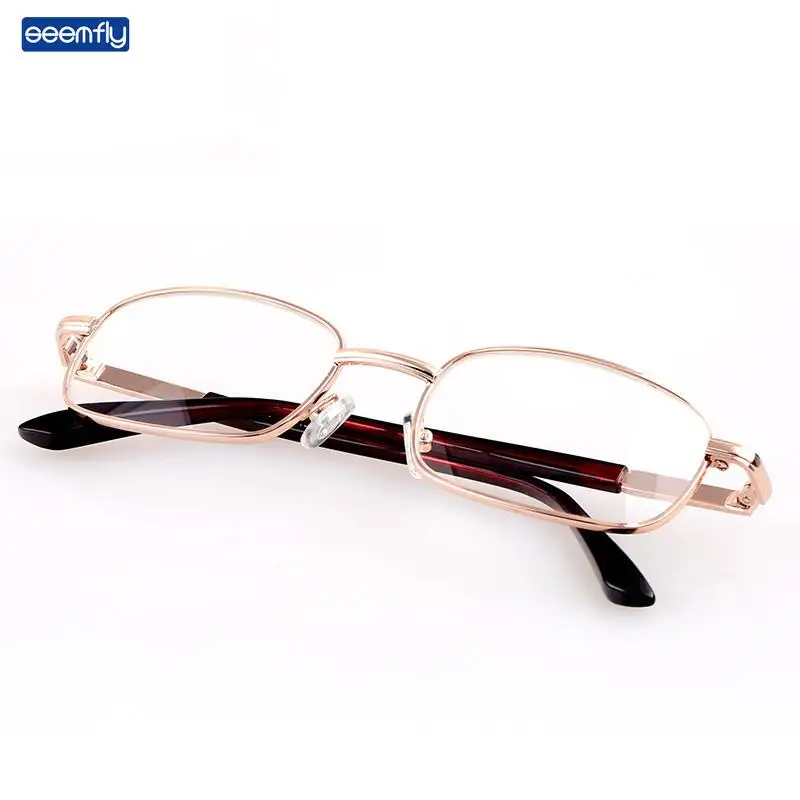 

Seemfly Reading Glasses for Women and Men Ultralight Glass Retro Classic Square Glassware Eyeglass With Degree 50 75 100 to 450