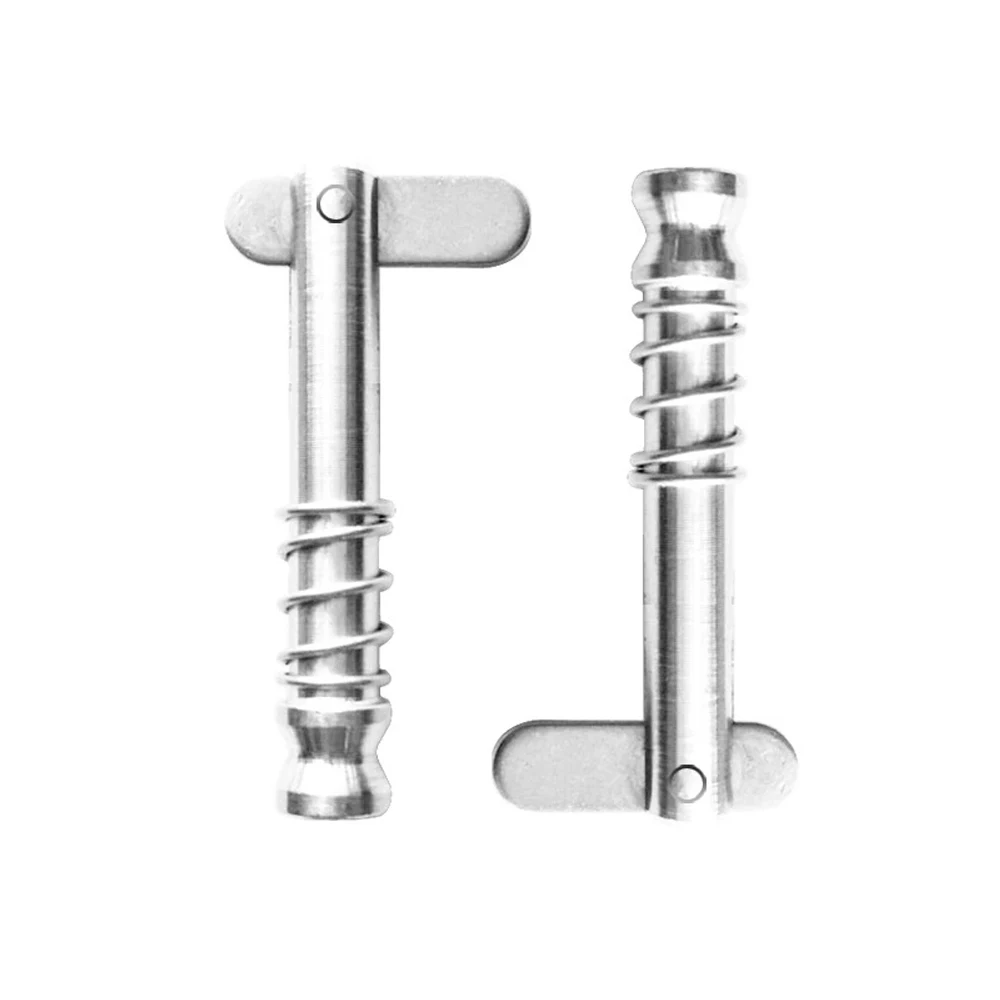 2pcs Silver Metal Quick Release Pin Deck Hinge Hardware Fitting Parts For Boat Marine Yatchs Ships