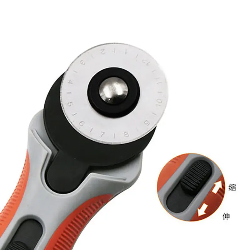 45mm Rotary Cutter for leather Set Blades for fabric Circular Quilting Cutting Patchwork Cut Tool Quilter Leather Cutter