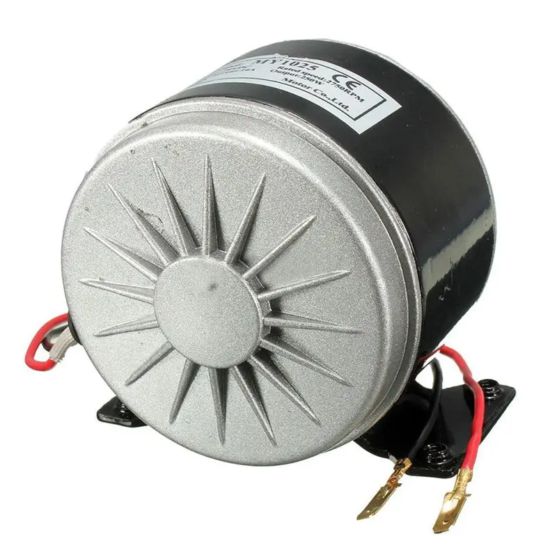 24V Electric Motor Brushed 250W 2750RPM Chain For E Scooter Drive Speed Control