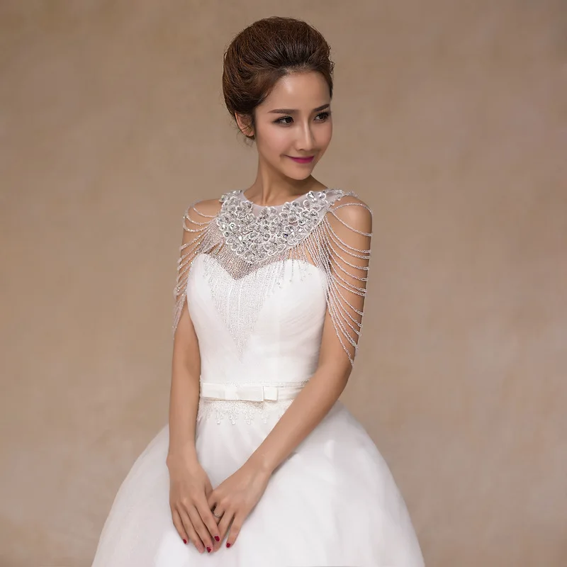 NSY New Crystal Vintage Shoulder Necklace Wedding Necklace Chain Lace  Jewelries Accessories vintage jewelry lace necklaces image 4