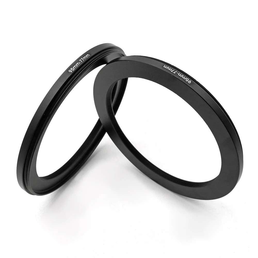 Переходное кольцо для фильтра с тканью для чистки объектива, 95-77 мм, 95-82 мм, 95-86 мм, 2 шт. 95 мм-105 мм