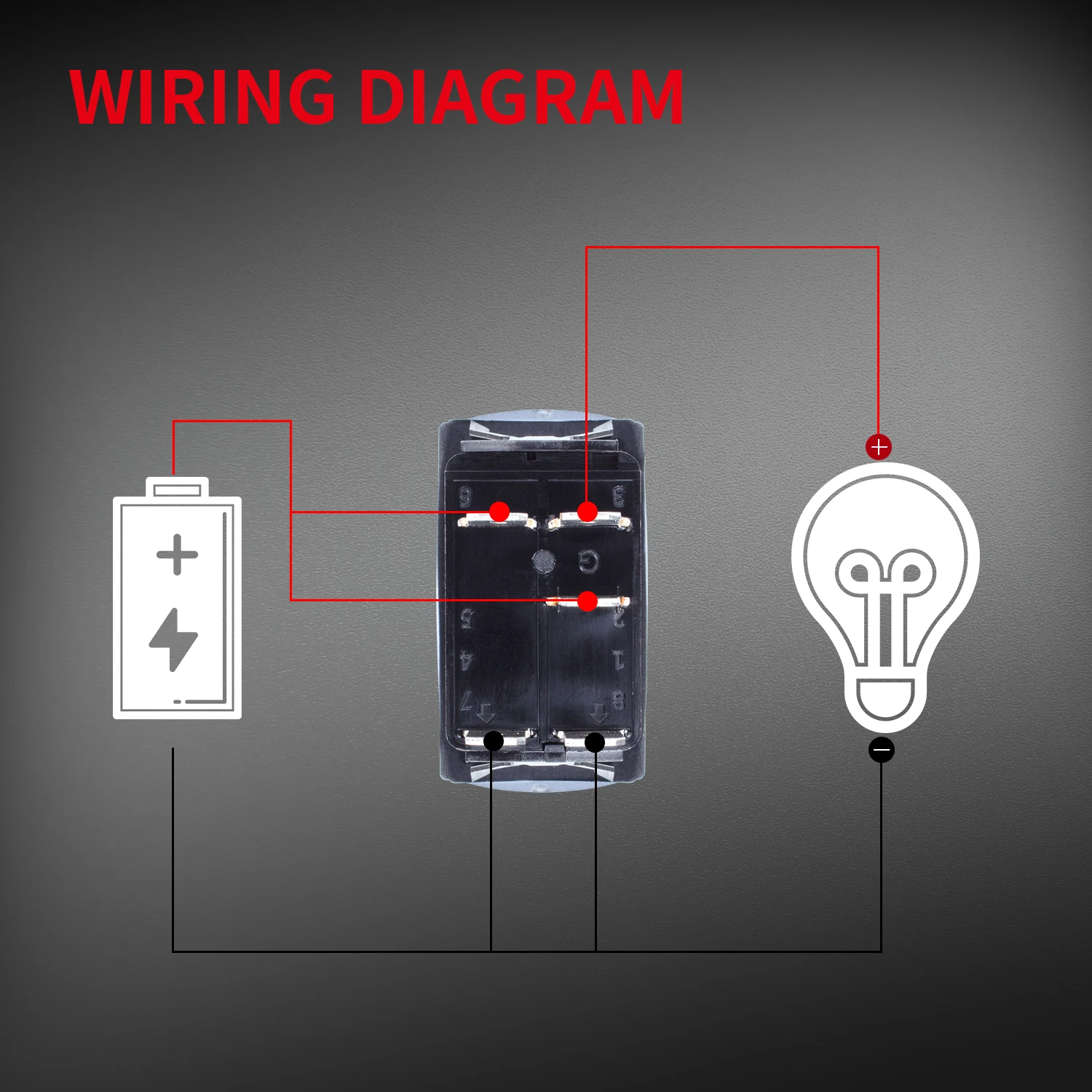 1 sztuk (ON)-OFF chwilowy róg Marine Switch 20A 12VDC samochód ciężarówka łódź wodoodporna SPST 5PIN z niebieskim podwójna lampa LED