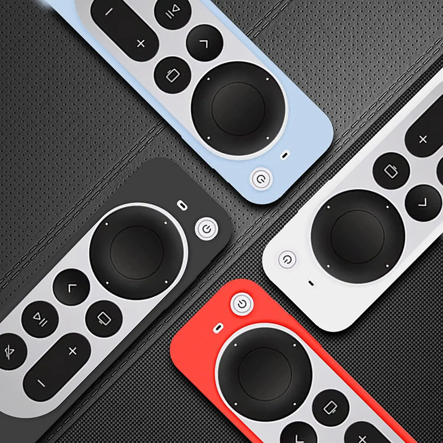 2022 Anti-Lost Protective Case for Apple TV 4K 2nd 3nd Gen Siri Remote Anti-Slip Durable Silicon Shockproof Cover