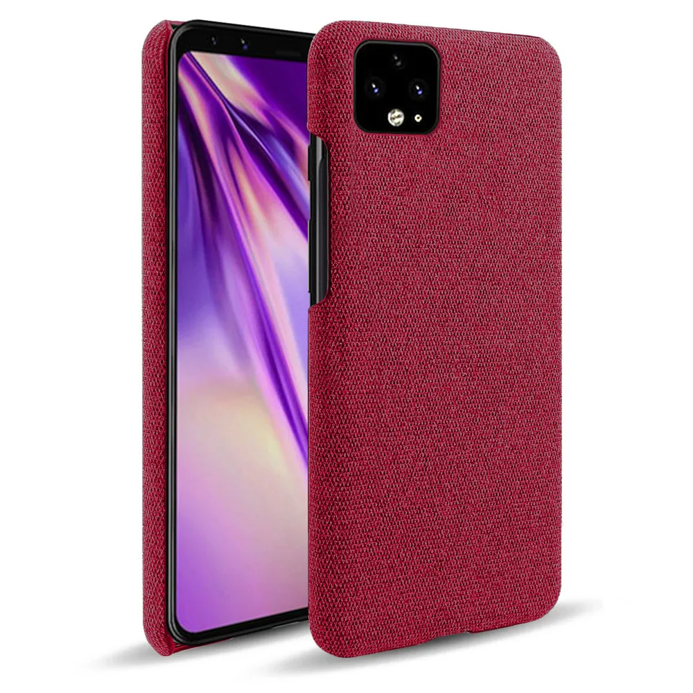 Cloth Texture Fit Phone Case For Google Pixel 4 Anti-Drop Phone Bag Cover For Google Pixel 4 XL 4xl Pixel4 Pixel4xl Coque Funda