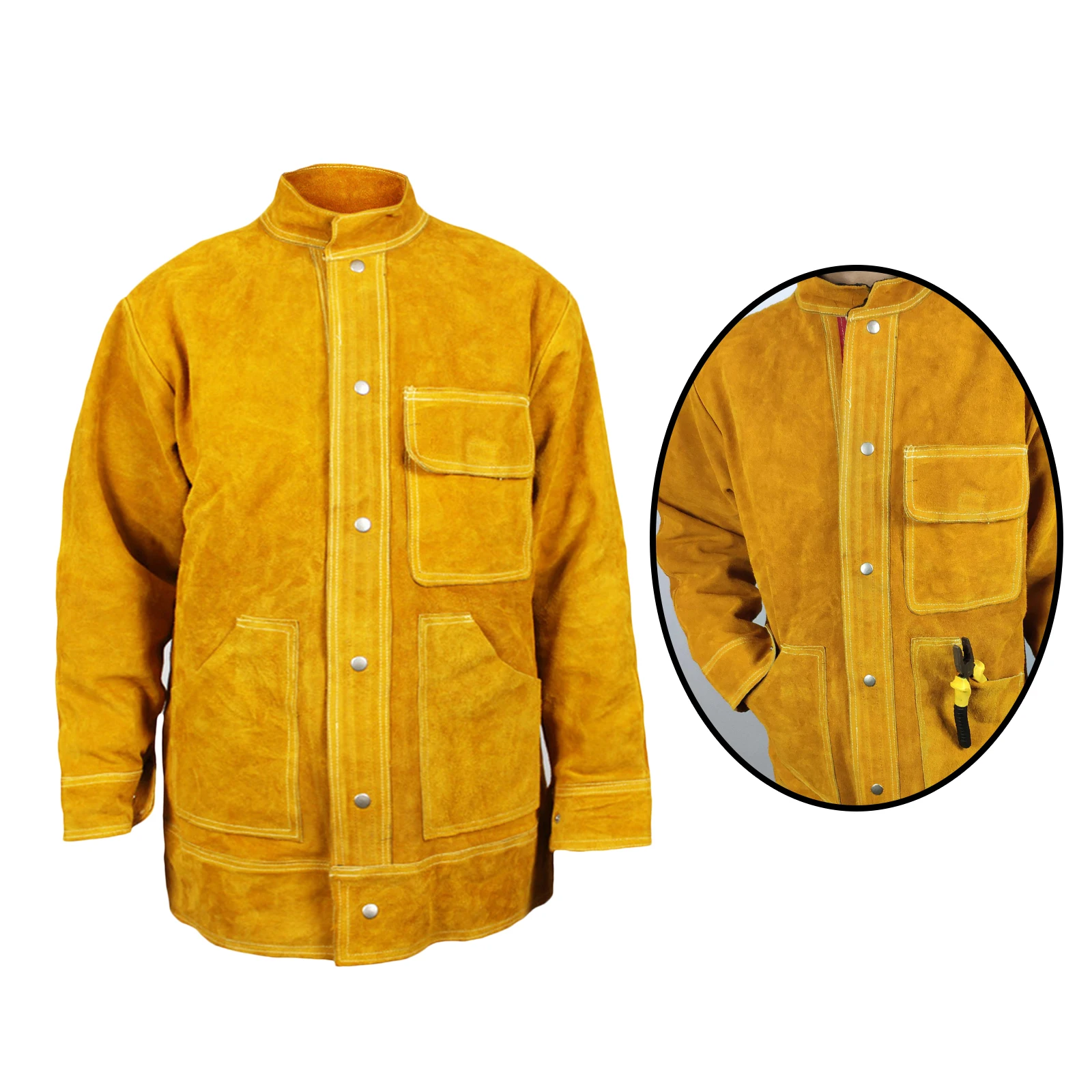 Premium Summer Welding Clothing Breathable Soft Flame Resistant Fire Retardant Shop Electric Work Protective Clothing Apparel