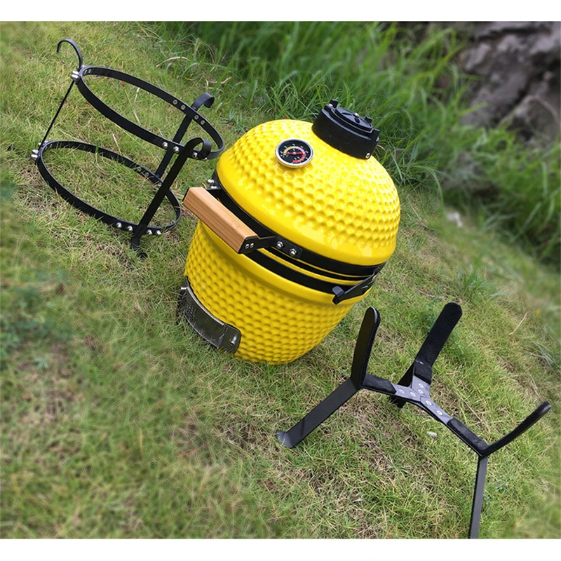 A cor portátil da grade do churrasco da casa do bbq do carvão do bbq cerâmico de 13 polegadas pode ser personalizado churrasco/fumado/cozido