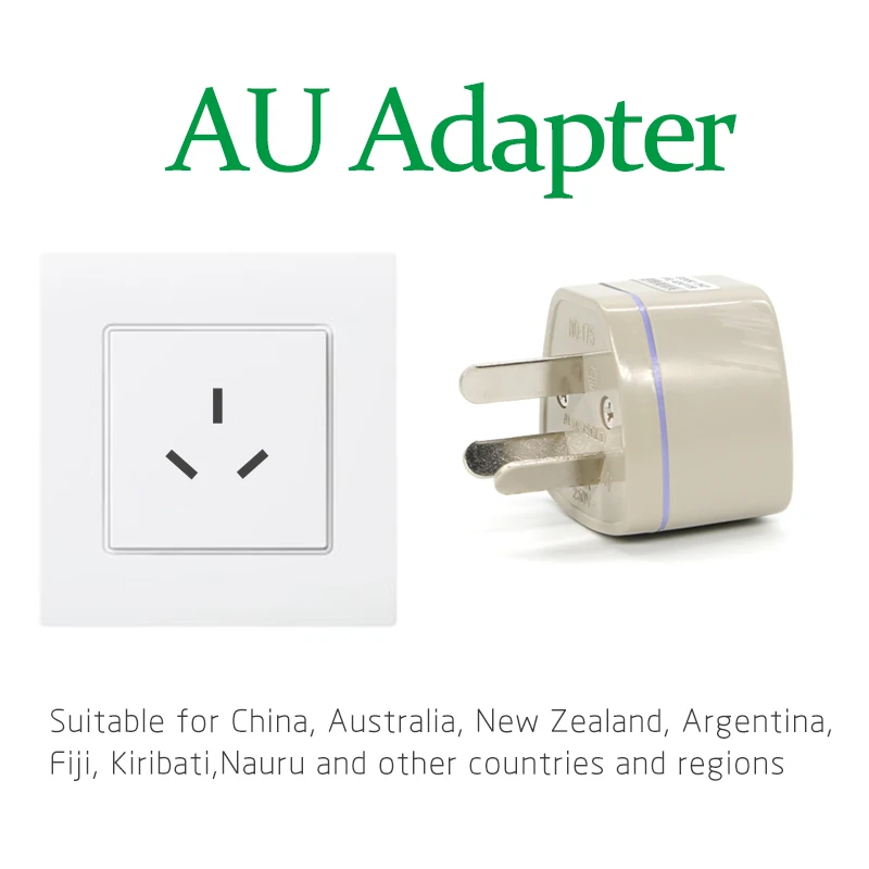 1PC Universal Changeover plug UK US AU to EU AC Power Socket Plug Multi-function Travel Charger Adapter Converter Outlet Adaptor