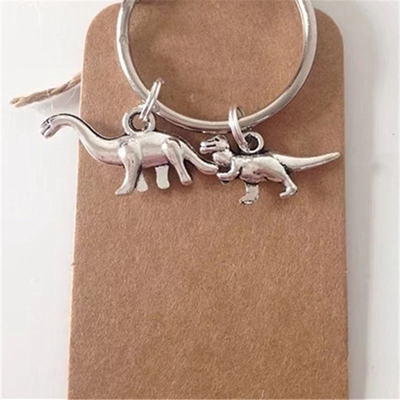 Dinosaur Keyring T Rex Keyring Diplodocus Keyring Alternative Gift Father's Day Gift Birthday Gift Wedding Favour Page Boy Gift