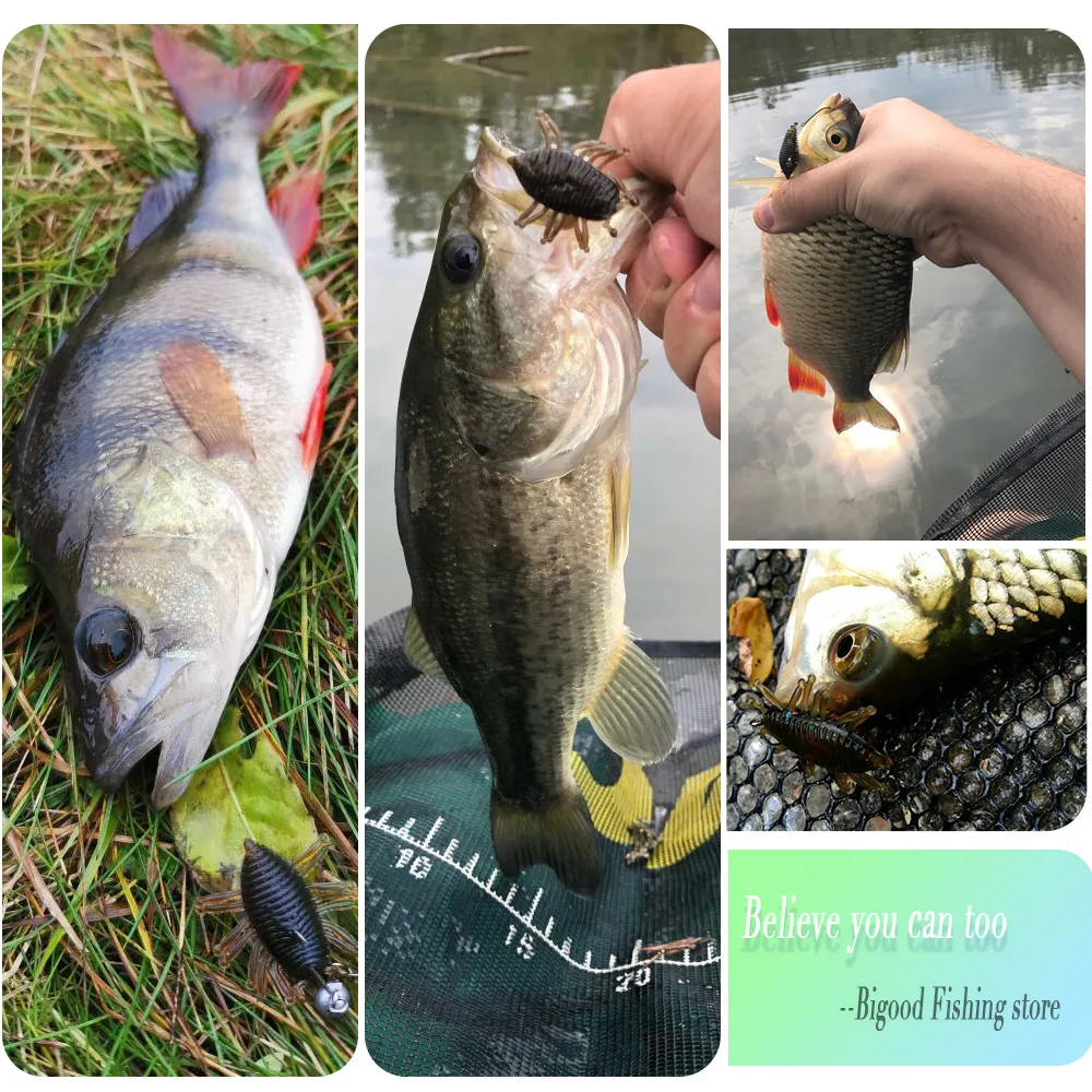 Illex Woodlouse Gambit Swimbait tipo gusano para lubina - imagen 3