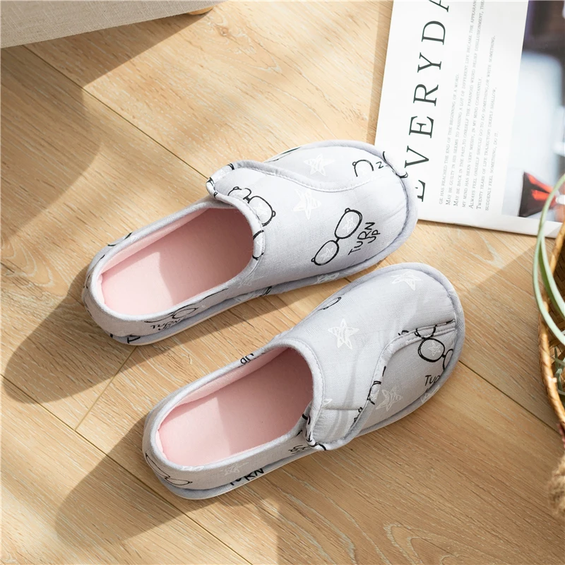 Spring Autumn New Cute Women Comfort Slippers House Shoes For Indoor Outdoor Skid Proof Waterproof Girl Shoes