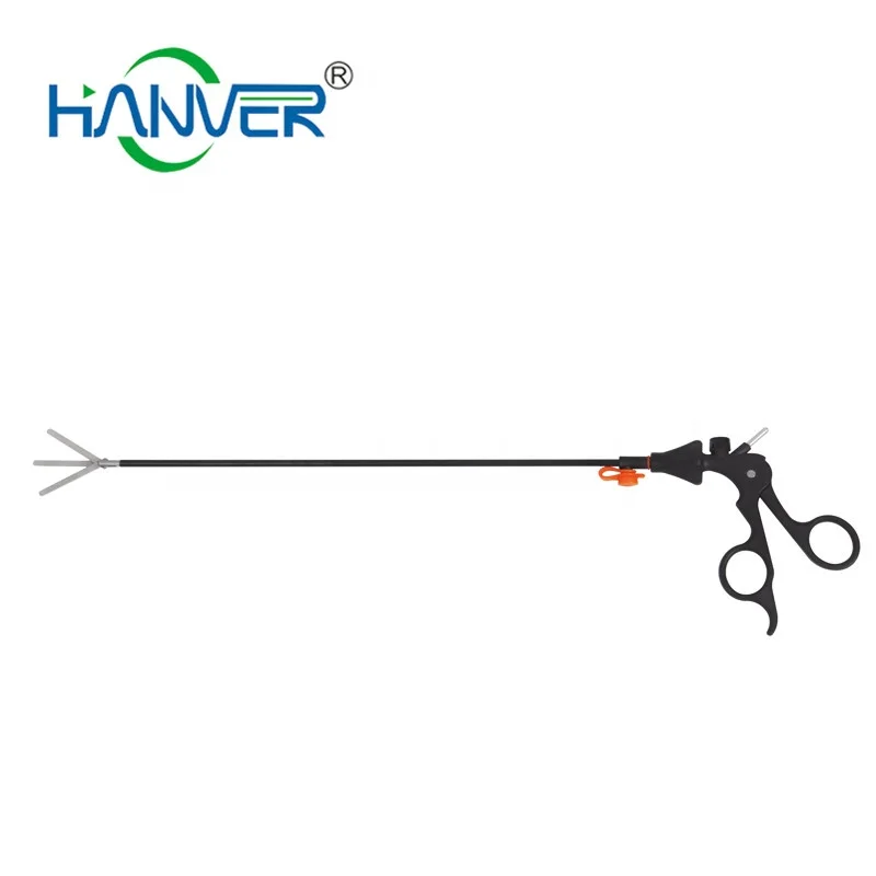 HANVER Laparoscopic Fan-shaped Three Leaves Forceps Surgical Retractors