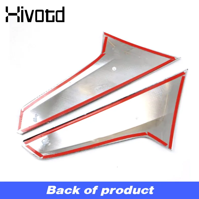 Hivotd Chrome Rear Window Spoiler Trim Cover Exterior Parts Car Styling Body Decoration Accessories For Chevrolet Equinox 2021