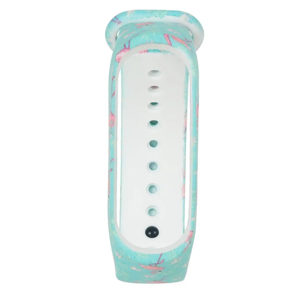 Xiaomi 팔찌 4 Mi Band 4 페인트 패턴 맞춤형 인쇄 교체 스포츠 시계, 실리콘 손목 스트랩 범용 밴드 3