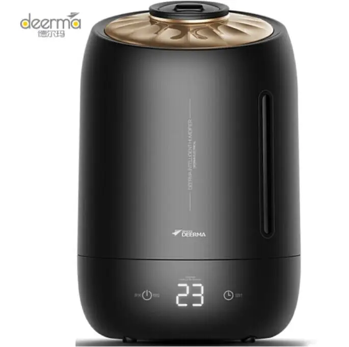 Deerma DEM-F600 5L office mini air humidifier home muted black Ultrasonic atomization fog Aromatherapy box household led