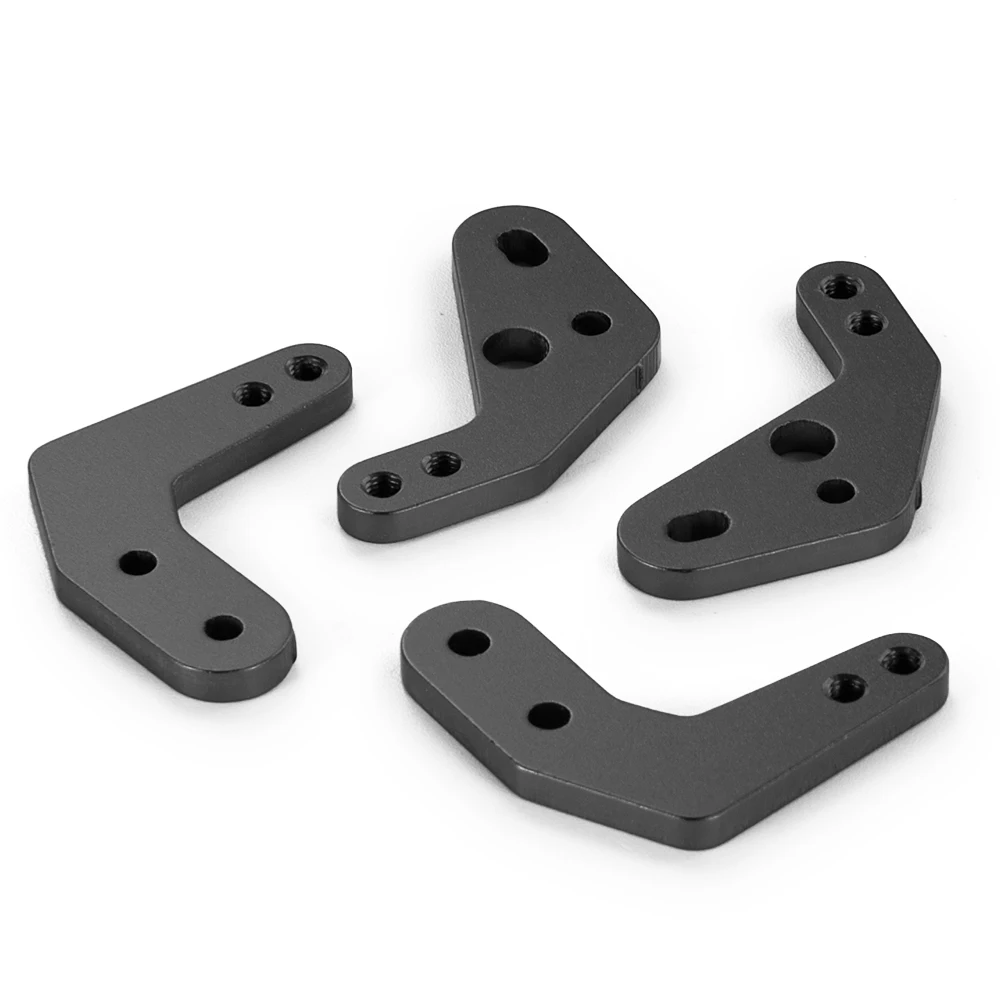 YEAHRUN 4Pcs Shock Absorber Suspension Extension Mount Height Angle Stand Tower for Axial SCX10 II 90046 1/10 RC Crawler Car