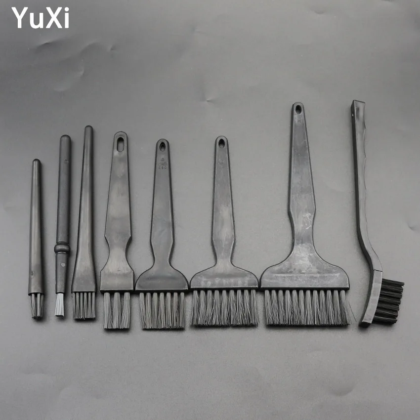 

8pcs/lot Anti Static Brush Safe Synthenic Fiber Cleaning Brush Tool set For Mobile Phone Tablet Computer PCB BGA Repair Cleaning