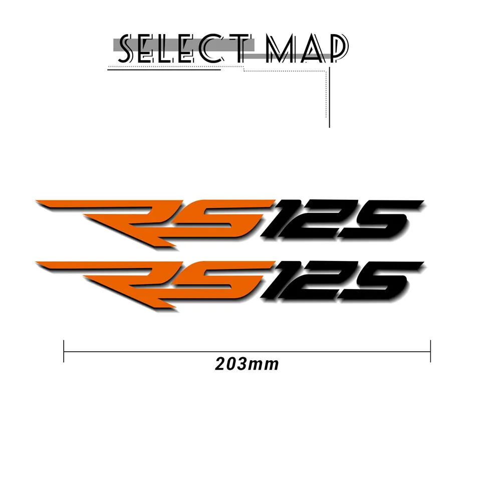 Motorcycle universal car stickers modified fuel tank helmet stickers decals suitable for Aprilia RS 125