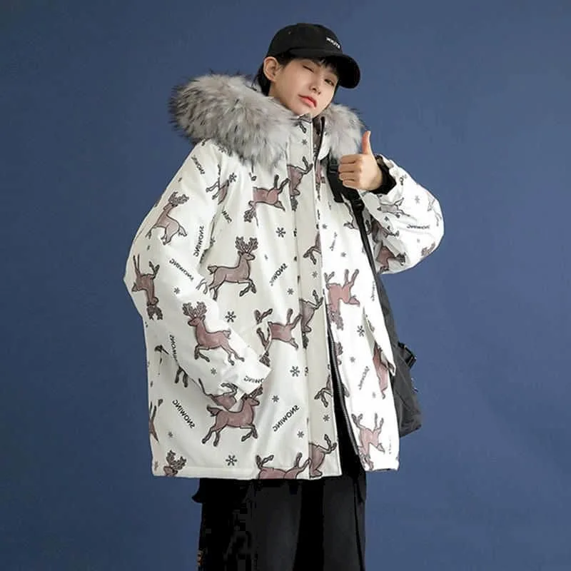 Abbigliamento donna collo di pelliccia cappotto di cotone donna giacca imbottita invernale coreana allentata oversize 2022 nuovi studenti in stile Hong Kong