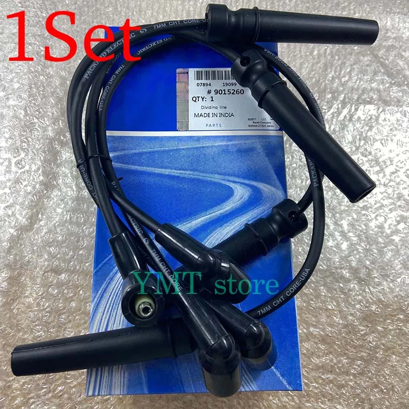 1Set Ignition Spark Plug Cable Set For 08-12 Buick New Excelle 1.6L Chevrolet Aveo Daewoo OE# 9015260