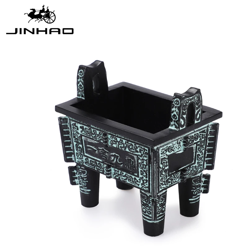 Jinhao Ancient Bronze Metal Fountain Pen Holder Roller Pen Display Stand Pencil Case Pen Bag 3D Embossed Fit Collection Gift