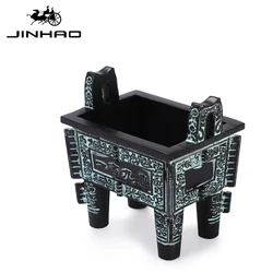 Jinhao Ancient Bronze Metal Fountain Pen Holder Roller Pen Display Stand Pencil Case Pen Bag 3D Embossed Fit Collection Gift