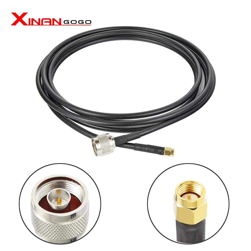  5M RG58 cable N male to SMA male Antenna connector pigtail