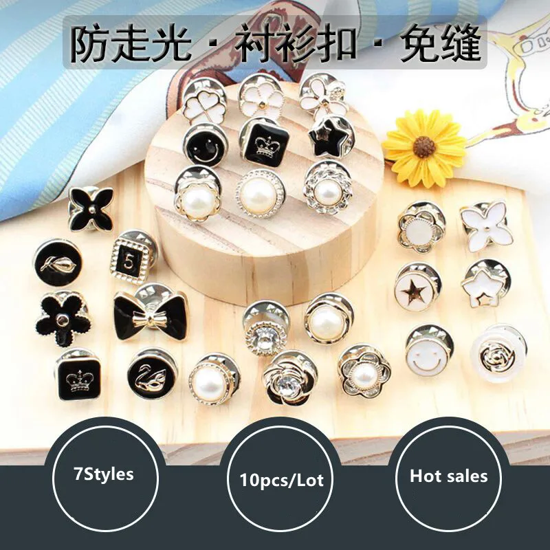 2set Detachable Retro Metal Buttons Snap Fastener Pants Pin Retractable Button Sewing-Free Buckles Perfect Fit Reduce Waist