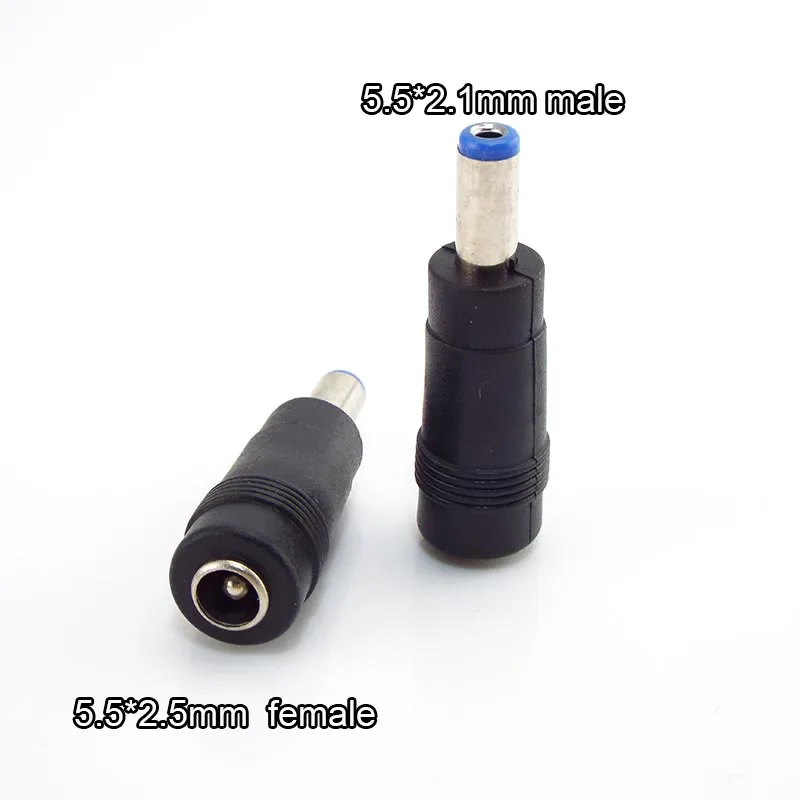 5.5x2.1mm DC żeńskie gniazdo uniwersalny zasilacz laptopa Adapter końcówka do konwersji ładowarka do notebooka kable komputerowe złącze wtykowe