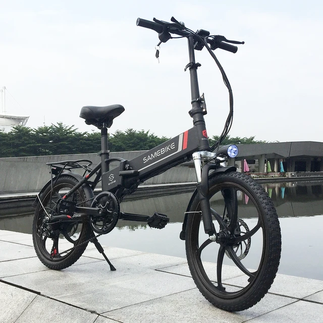 Samebike-20インチ折りたたみ式電動自転車,350w,48v,10.4ah,エンジン付き,電動アシスト自転車,新品 - AliExpress