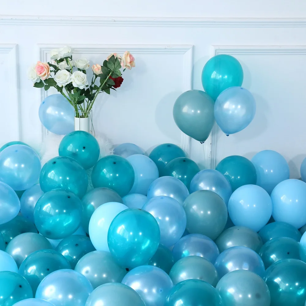 20/30/50Pcs 10inch Ink Blue Latex Balloons Happy Birthday Party Wedding Decoration Baby Shower Balloon Its A Boy Air Ball Globos