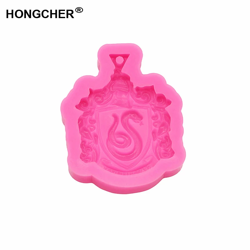 New Snake pattern fashion jewelry tag necklace pendant silicone mould, resin silicone mold handmade chocolate candy gadgets