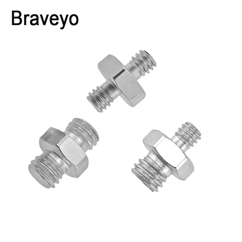 M4 1/4 3/8 Cal kamera konwersji śruba z męskiego na męskie śruba Adapter uniwersalny akcesoria fotograficzne dla lustrzanka cyfrowa głowica kulowa