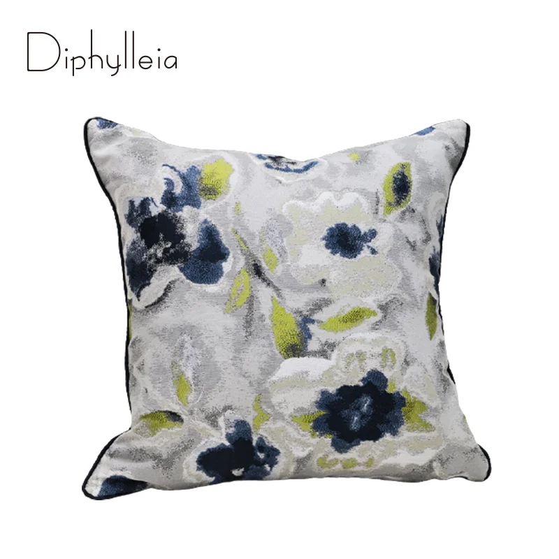 

Diphylleia Luxury Hotel Standard Pillow Case Modern Ornamentation Abstract Illustration Cushion Cover For Couch Living Room Sofa