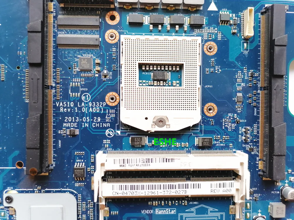 Per DELL Alienware M18x R3 scheda madre del computer portatile 4703X 04703X CN-04703X HM86 DDR3 VAS10 LA-9332P notebook pc maincinghiale 100% test