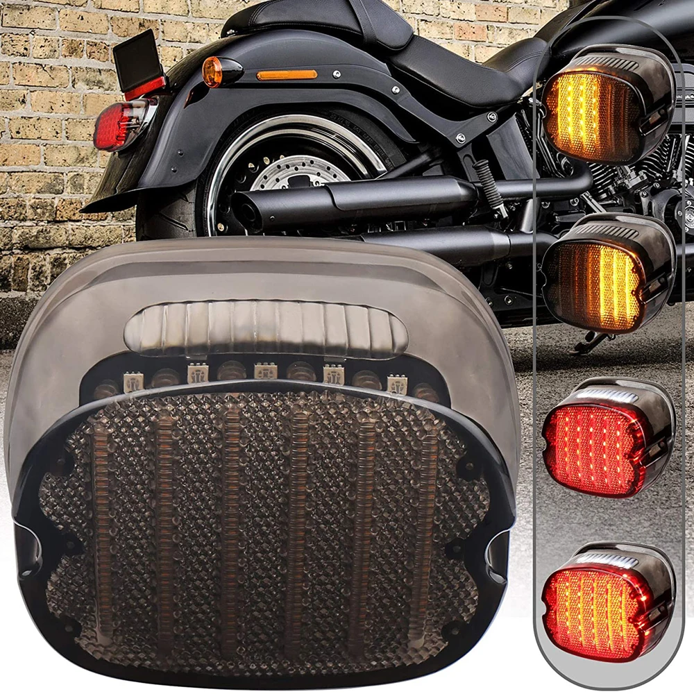 

1 pcs LED Tail light For-Harley Sportster Dyna Electra Glide Road King Low Rider Sportster Softail Night Train