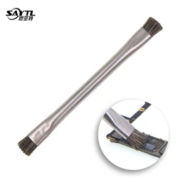 SAYTL Anti-static Brush Metal handle durable ESD Safe Motherboard Cleaning Tools For Mobile Phone PCB Electronic Repair Tools