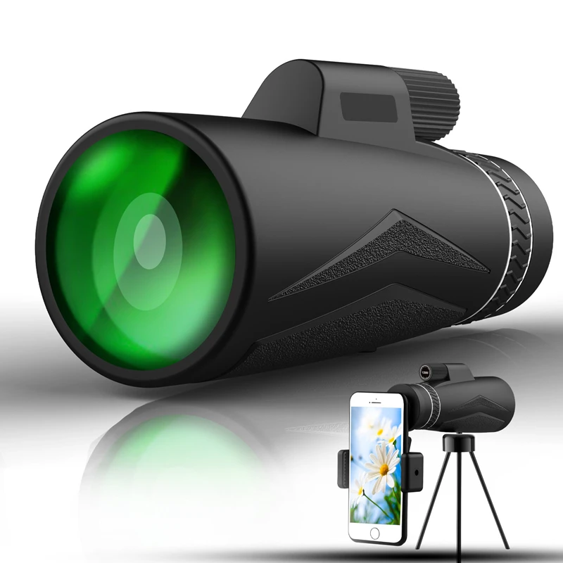 

HD 12x50 Monocular Portable Waterproof BAK4 Prism Wide Angle Telescope For Outdoor Hunting Camping