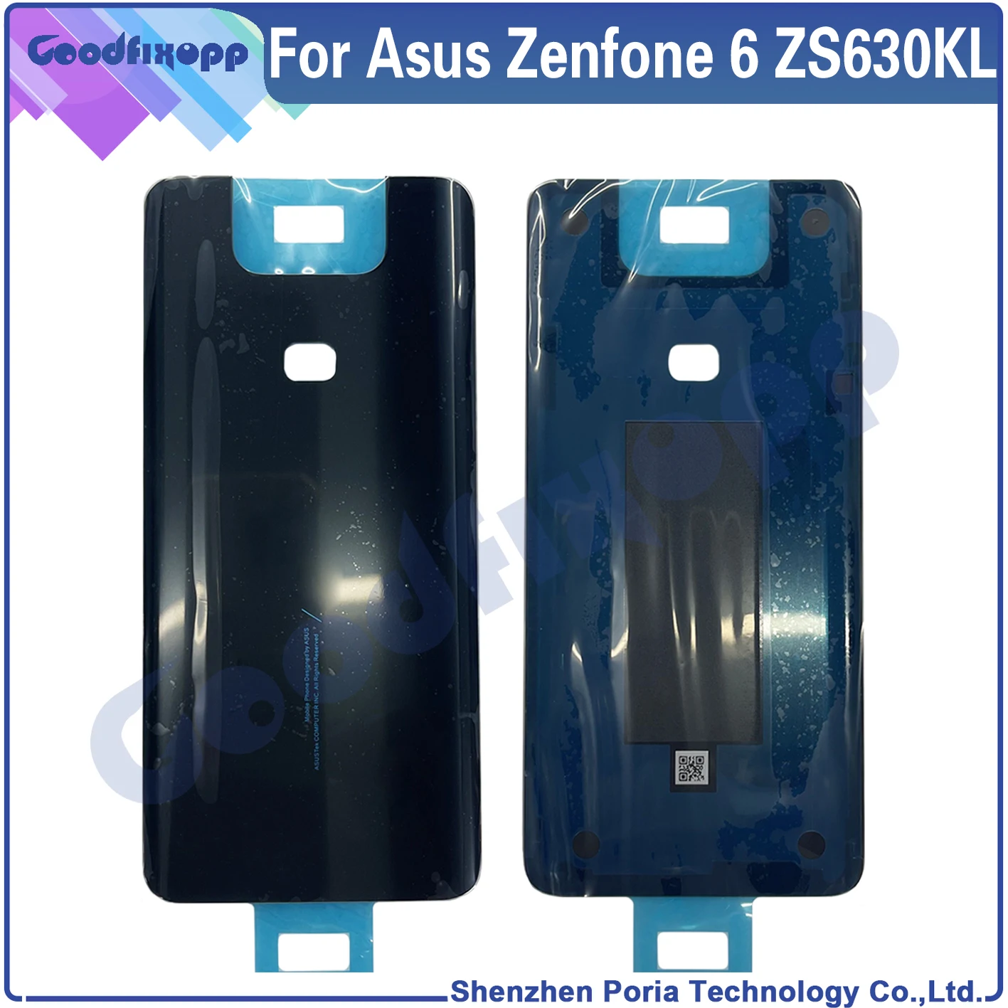 

For Asus Zenfone 6 ZS630KL I01WD Phone Housing Shell Battery Cover Back Case Rear Cover For Asus Zenfone6