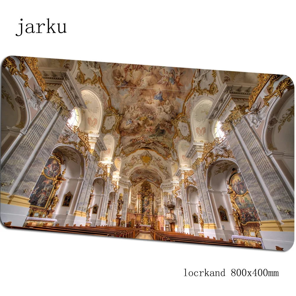 Cathedrals mouse pad cool new gamer 800x400x2mm notbook mouse mat home gaming mousepad large Adorable pad mouse PC desk padmouse