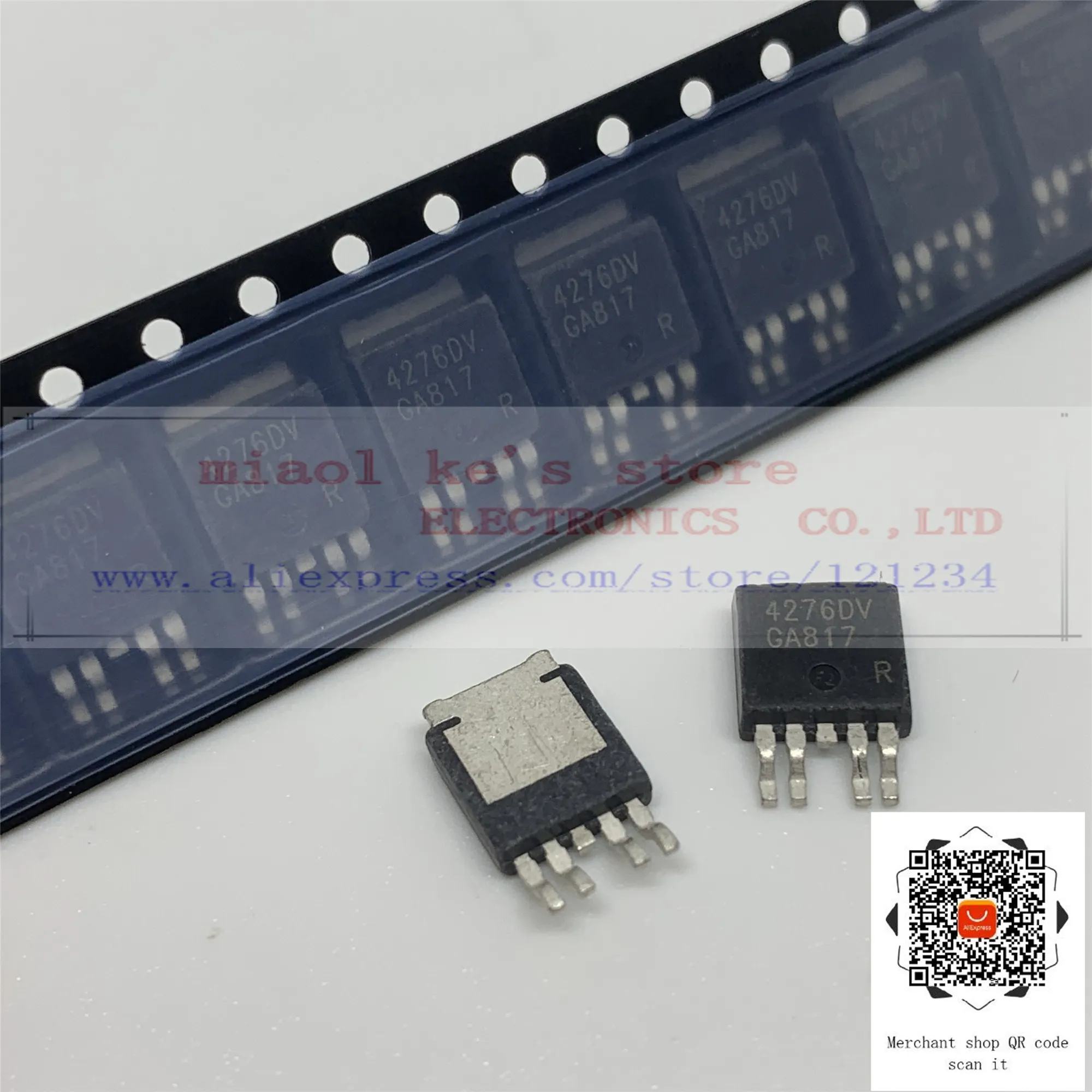 [10pcs]100% Original: TLE4276DV 4276DV TLE4276DV50 4276DV50 - Power Management (PMIC) regulator chip TO252