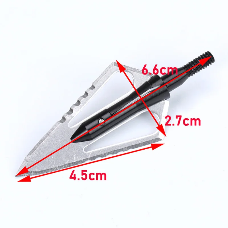 1pcs Broadheads 100gn-125gn Arrows Tips Arrow Heads for Compound / Recurve Bow Crossbows Hunting Shooting Accessories