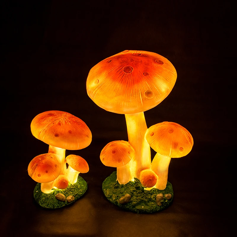 Novelty Landscape Mushroom Light Villa Garden Courtyard Mushroom Shape Lawn Light Public Square Park Real Estate Decoration Lamp