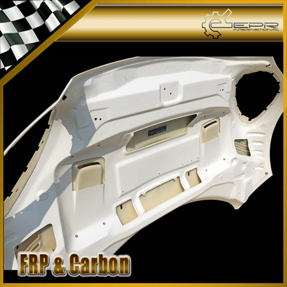 FRP Hood Trim For R60 Countryman Duell AG Glass Fiber Vented Hood Body Kit Tuning For MINI R60 Countryman