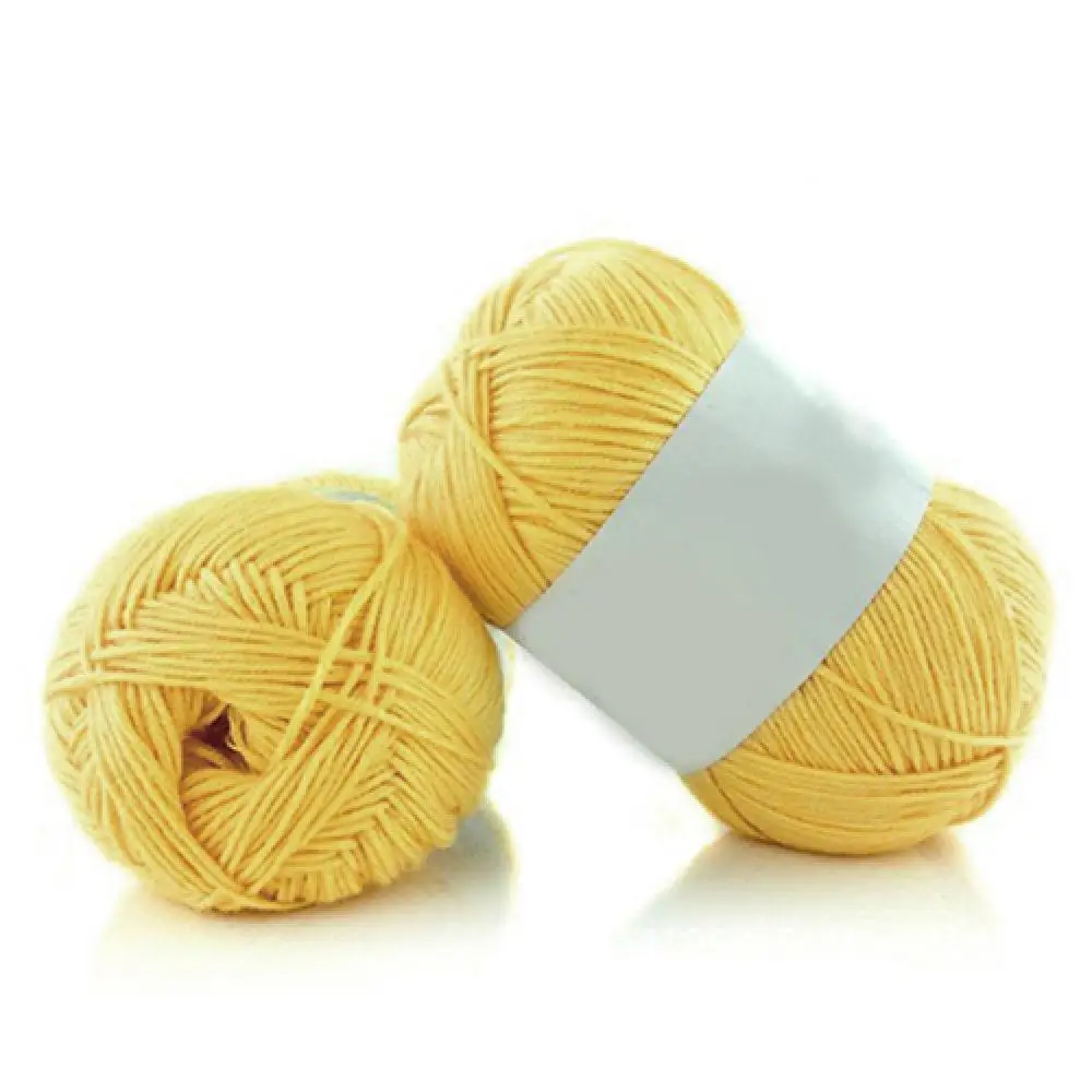 1Pc 50g Per Skein Soft Knitting Yarn Bamboo Crochet Cotton knitted Weaving thread Knit Wool Yarn sweater Apparel Accessories