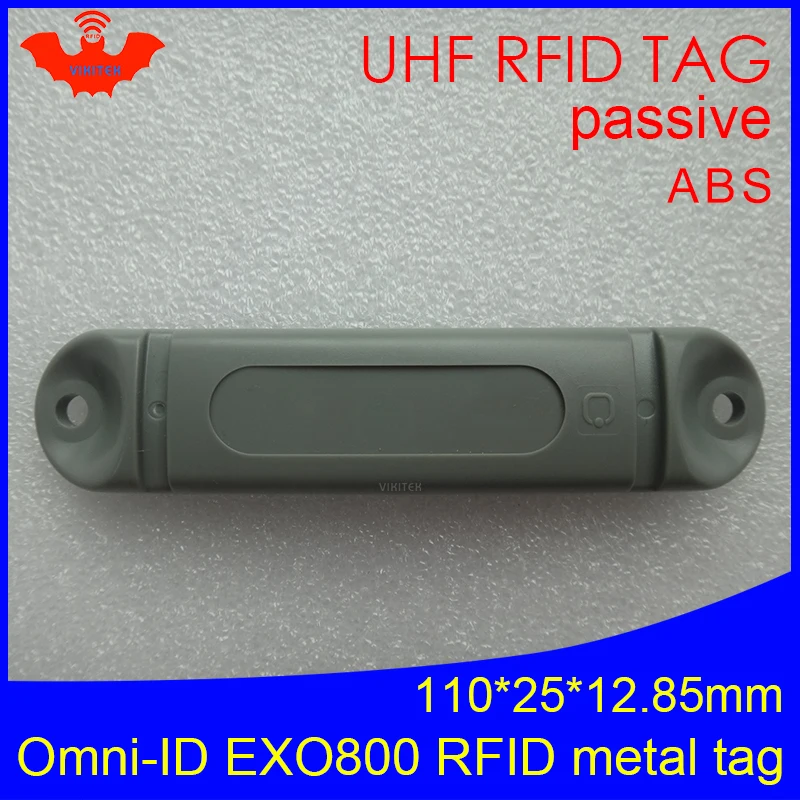 UHF RFID anti-metal tag omni-ID EXO 800 EXO800 915mhz 868mhz Impinj Monza4QT EPCC1G2 6C durable ABS smart card passive RFID tags