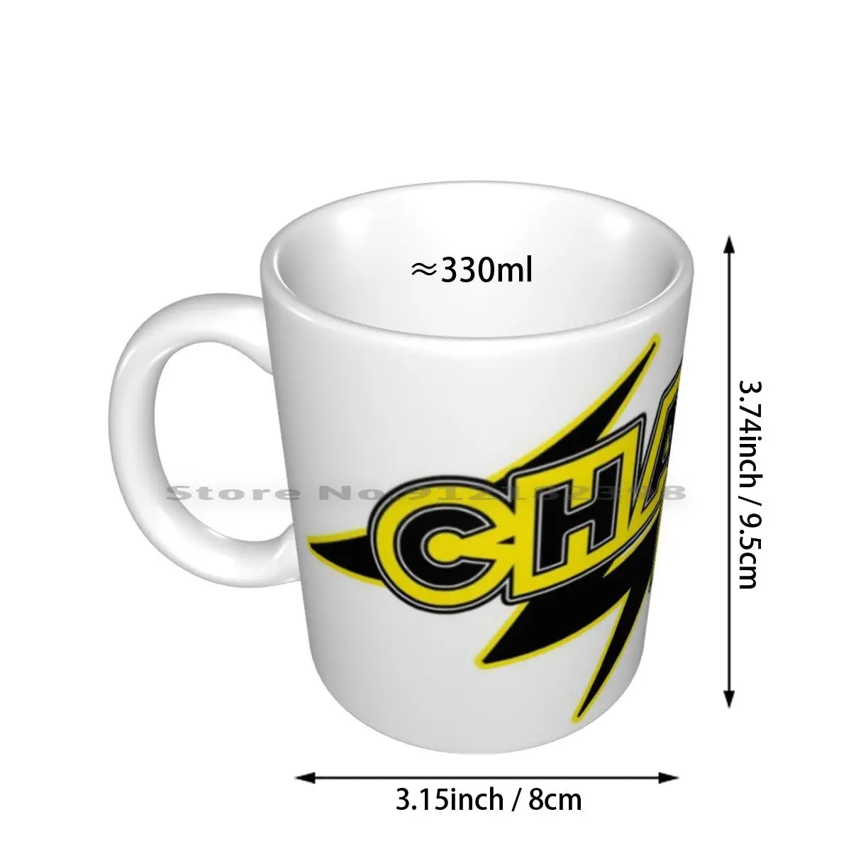 Chargebolt / Kaminari Denki Title Ceramic Mugs Coffee Cups Milk Tea Mug Boku No Hero Academia Anime Manga Hero Comic Kaminari