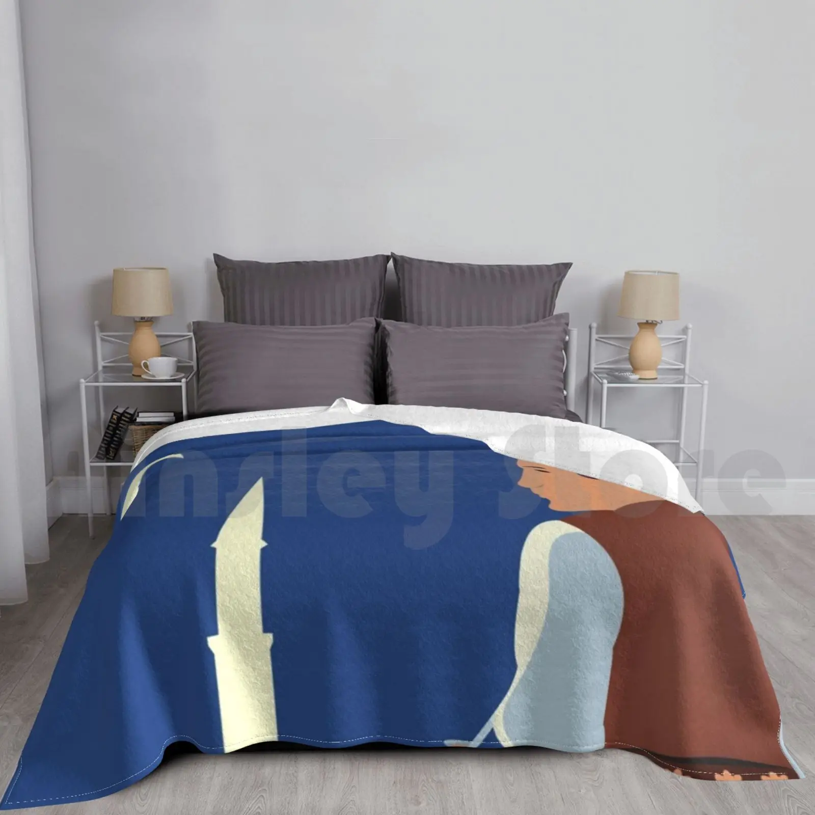 

Sarajevo Blanket Fashion Custom Sarajevo Bosnia Man Mosque City Bas Carsija Night Yugoslavia Vintage Retro Travel