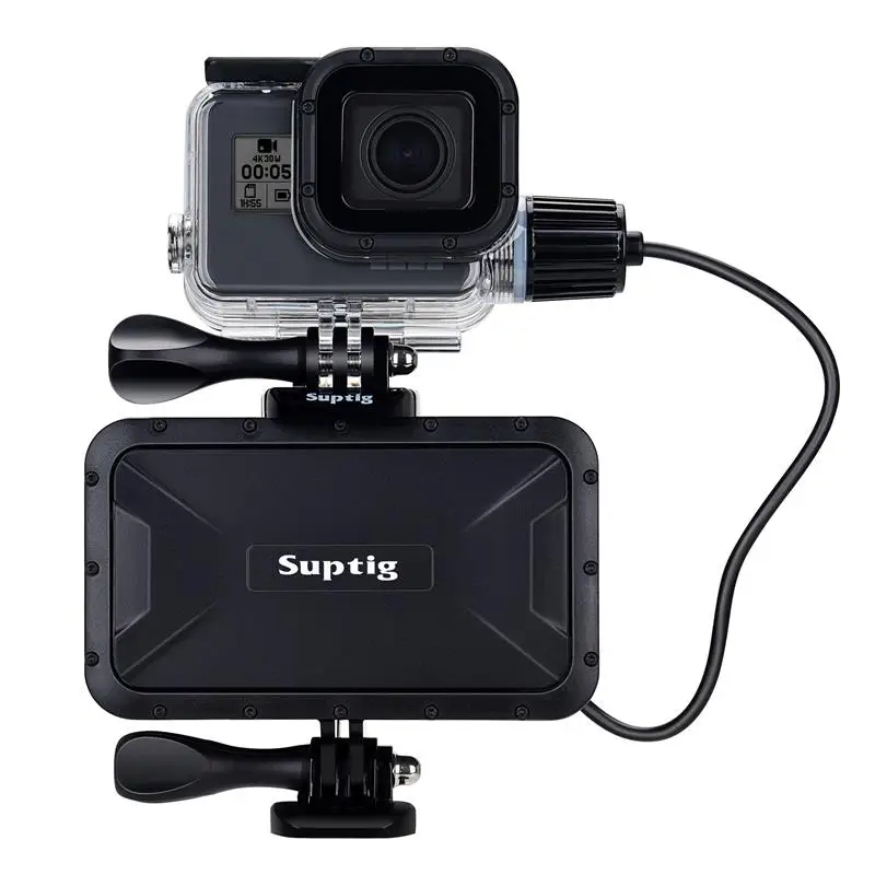 Suptig 7800mAh Waterproof Power Bank Battery Charger Waterproof Case For GoPro Hero 12110/9/8/7/5/4/3 Action Camera Charging Box