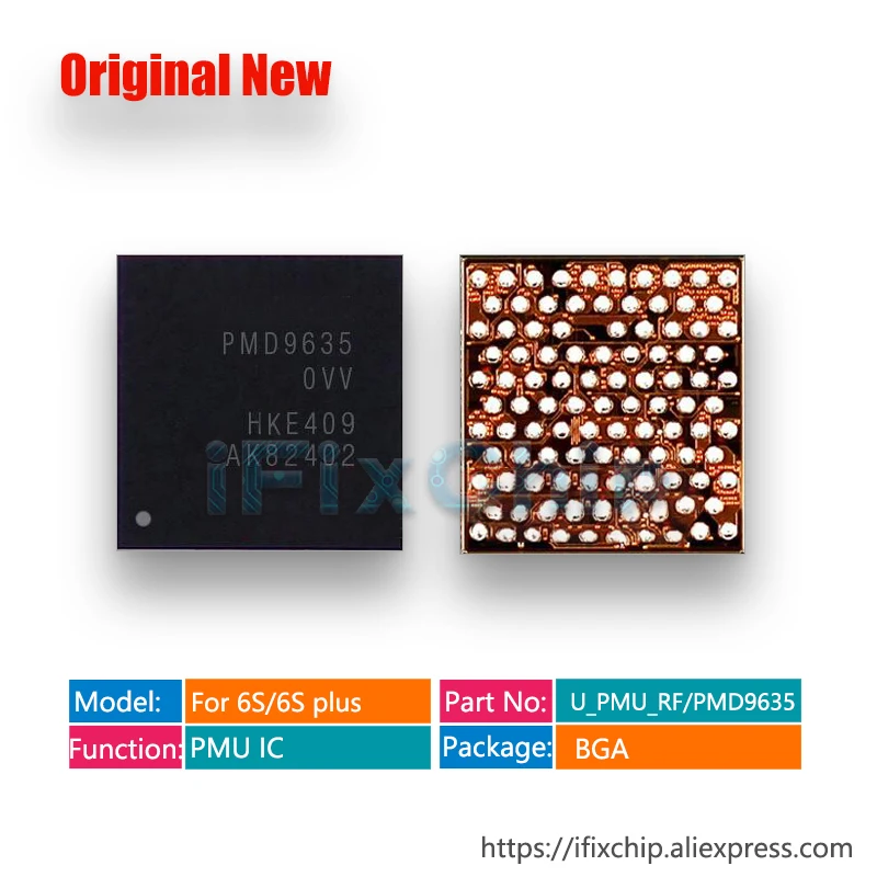 5-10 unids/lote U_PMU_RF PMD9635 para iPhone 6S/6Splus/6s plus pequeña potencia PMU IC chip de fuente de alimentación de banda base